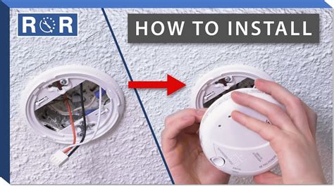 smoke detector junction box|how to change smoke detector.